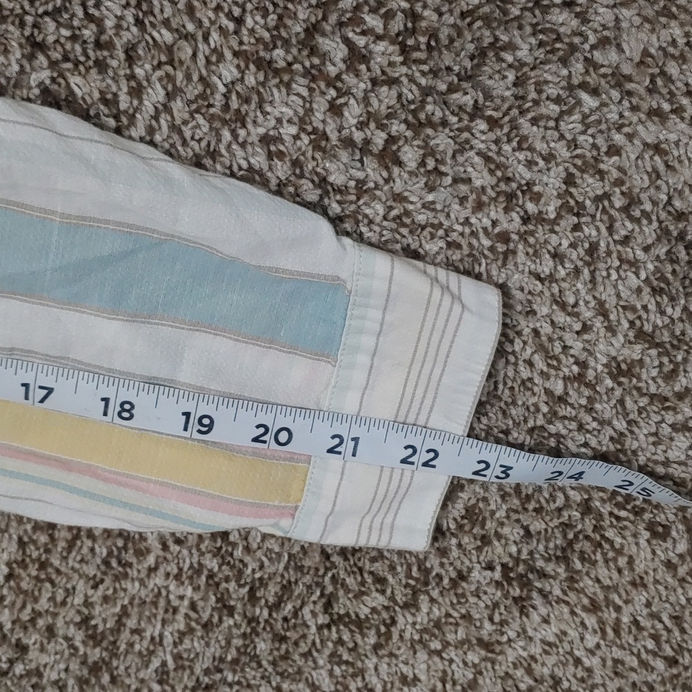 Patagonia Striped Long Sleeve Button Up Shirt Women's Size XL - Picture 7 of 7